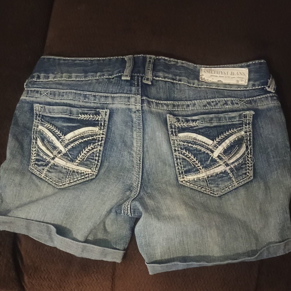Amethyst Jeans Women's Blue Denim Shorts